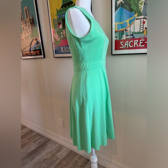 Vintage A-Line Sherbet Green Dress - Size 4 - Picture 5 of 9